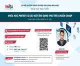 KẾ HOẠCH ĐÀO TẠO VÀ LUYỆN THI CHỨNG CHỈ AN TOÀN THÔNG TIN QUÝ IV 2023