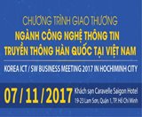 CHƯƠNG TRÌNH “ KẾT NỐI GIAO THƯƠNG VỚI ĐOÀN DOANH NGHIỆP CNTT - TRUYỀN THÔNG HÀN QUỐC”