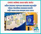 SAO BẮC ĐẨU NẰM TRONG TOP500 DOANH NGHIỆP TĂNG TRƯỞNG NHANH NHẤT VIỆT NAM GIAI ĐOẠN 2017 – 2021