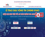 CHUNG KHẢO CUỘC THI SINH VIÊN VỚI ATTT ASEAN 2023 - LẦN THỨ 16